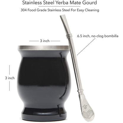 Classic Mate Cup + Metal Straw