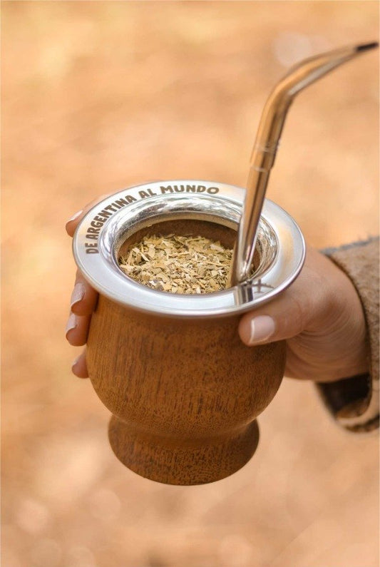 Traditional Argentine Mate Cup With Engraving